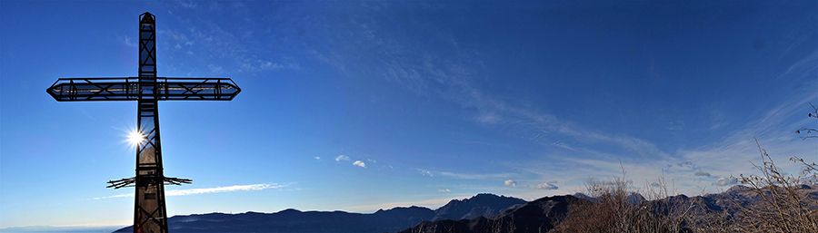 CORNA CAMOSCERA (COREN) da Cavaglia di Val Brembilla (14-01-'19)